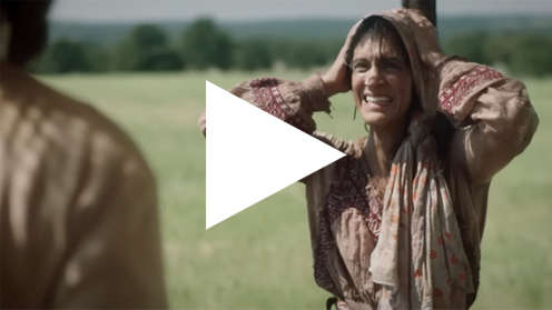 Person with hands on head